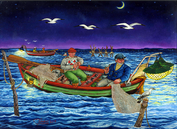 Milazzo_Fischfang_Hinterglasmalerei_25x30.png